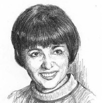 Drawing of June Roth by John Lopes