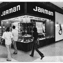 Exterior view of Jarman, a men's shoe store