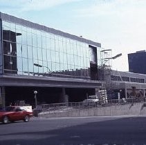 View of the B-2 Parking Garage for the Downtown Plaza under construction 4th Street to 7th Street and between J and L Streets