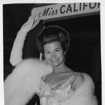 Wendy Douglas, Miss California of 1963 in the Miss America pageant in Atlantic City, NJ