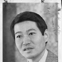 Robert T. (Bob) Matsui, portrait taken when he was nominated as Vice Mayor