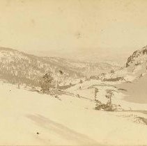 Railroad snow-sheds near Donner Lake