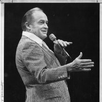 Bob Hope, the legendary comedian and movie and TV star, performing in Sacramento