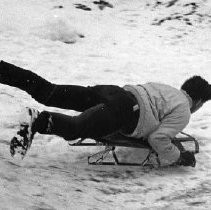 Sledding at Al Tahoe, Lake Tahoe