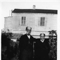 Senior couple in their garden