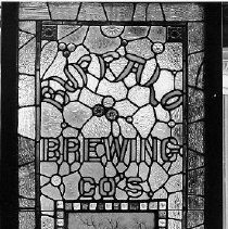 Buffalo Brewery stained glass window