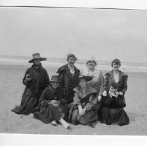 The Acornette Basketball Girls, Vallejo and San Francisco - 1917--from the scrapbook "Flora Schmittgen: This Is Your Life - April 7, 1955