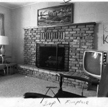 Interior view of one of the cottages for use by inmate families at the California Conservation Center prison near Susanville
