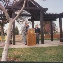 Walerga Park Cherry Blossom Tree Grove Dedication: Toko Fujii at the Podium