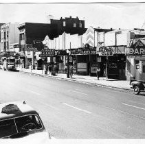 Street scene along K Street between 4th and 5th Streets before redevelopment
