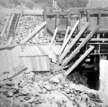 Construction of Head Dam, Folsom