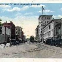 9th Street south from I Street, Sacramento, California