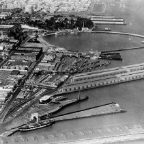 Photograph of San Francisco Harbor, aerial