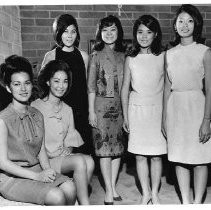 CHINATOWN BEAUTIES - One of these young women will be chosen Miss Chinatown of Sacramento for the third annual Moon Festival Pageant