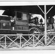 C. P. Huntington on display in 1935