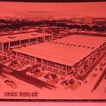 Capitol Mall Redevelopment Project renderings of buildings in the district bounded by Capitol Ave. 4th, 5th and L Streets. This views shows the Daly Convenience Shopping Center Proposal