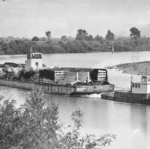 Barge and tug boat