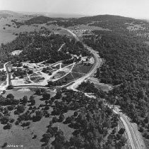 Aerial in the Seirra Nevada Foothills