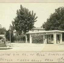 W.H. Simpson Union Oil service station, 1920