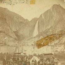 Tour group at Yosemite Falls