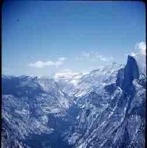 Slides of California Historical Sites. Yosemite Valley from Glacier Point