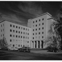 Exterior view of the new California State Department of Personnel building on Capitol Mall between 8th and 9th Streets