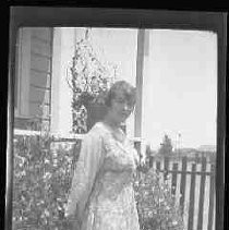 Two women and flowers