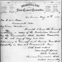 Letter and In Memoriam regarding W.B. C. Brown