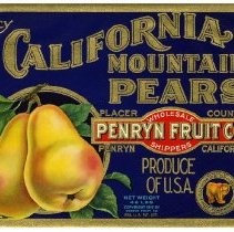 Fancy California Mountain Pears