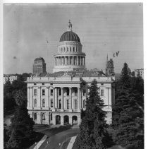 Exterior view of the California State Capitol