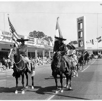 Chicano Horseback Riders on Parade