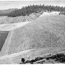 Stampede Dam embankment