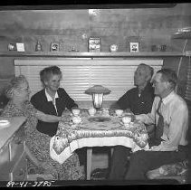 Coffee in a house trailer