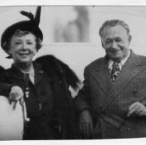 Ancil Hoffman, the former boxing manager and county supervisor, for whom Ancil Hoffman Park and Ancil Hoffman Golf Course are named, with his wife