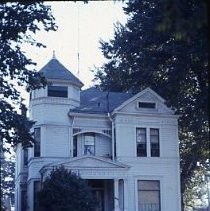 View of a two story Victorian House