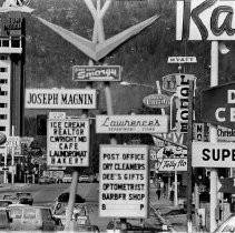 Signs Clutter the View in South Shore Lake Tahoe