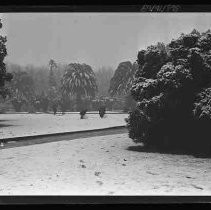 California State Capitol in snow