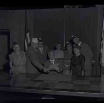 Veterans at a desk