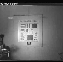 Chart - Resolving Power of Lenses