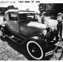 Viewing a 1928 Model "A" Ford