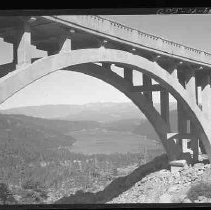 A highway bridge near Donner Lake