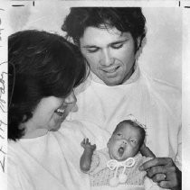 Diane and John Irvin enjoy the company of their (premature) daughter, Melissa, 3 months old