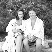 Rudy Vallee, Eleanor Norris Lake Tahoe Cir.1946