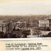 Fountain at Library & Courts building