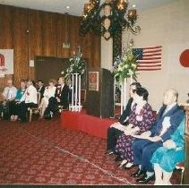 Banquet Reception: View of Podium