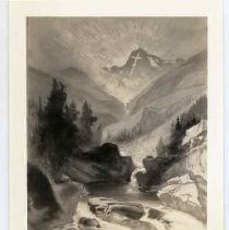 Photographs of Sketches of Western Pioneer Trail scenes