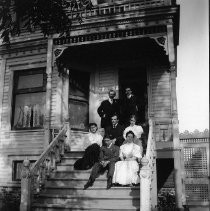 Cast of Play on Porch