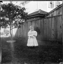 Young child outdoors