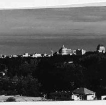 "Sacramento skyline from DMV Bldg, 24th & 2nd Ave 8/77"