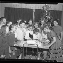 Group of children at a party